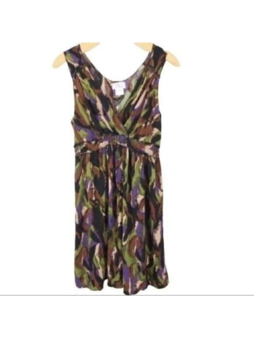 Oh Baby By Motherhood 100% Rayon Sleeveless Maternity Dress Size Large
